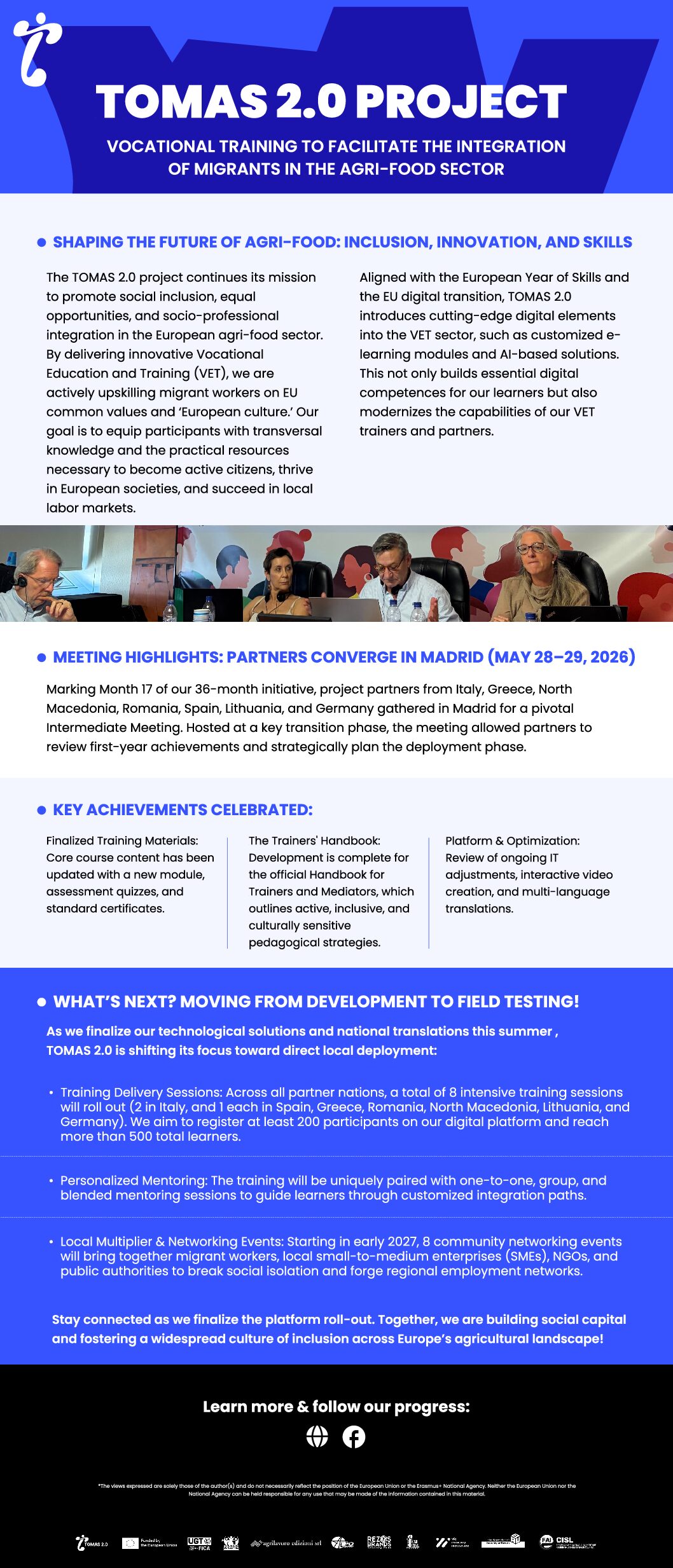 Tomas 2.0 – 1st Newsletter